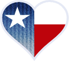 Heart Texas Flag Sm