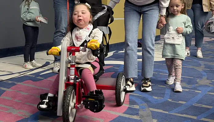 Ambucs trike delivered to a deserving child